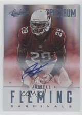 2012 Panini Absolute Rookie Spectrum Platinum 18/25 Jamell Fleming #141 Auto 0v0