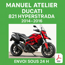 Manuel Atelier Ducati Hyperstrada 821 2014-2016 Revue Technique Moto RMT CD PDF