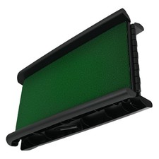 Black Green Portable Grass Padded Dog Ramp Bi-Fold Non-Slip for Cars Home
