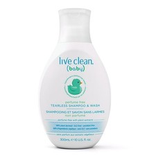 Live Clean Perfume Free Tearless Baby Shampoo  Wash - FROM CANADA