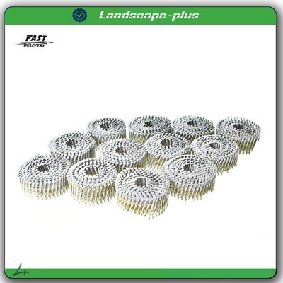 3600Pcs Siding Nails 2-1/4  x 0.092 15 Degree Collated Wire Coil Full Round Head