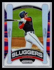 Juan Soto Washington Nationals #SL5 Prizm 2021 Panini Sluggers Silver Prizm