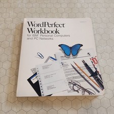WordPerfect 5.1 Workbook/manual, IBM/PC, 1989