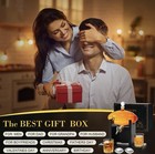 Football Whiskey Decanter Set for Men, 47oz Liquor Decanter Set with 2 Glasse... — photo 6