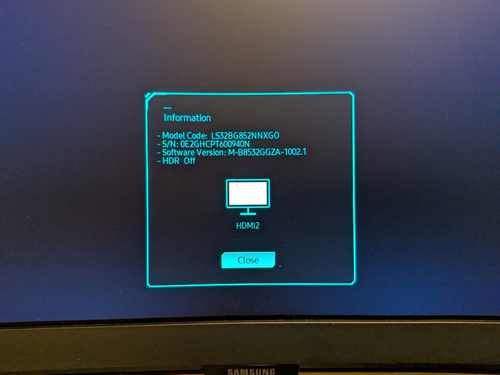 Samsung Odyssey Neo G8 32" 4K UHD Curved Gaming Monitor, Minor dead pixel area - 第 4/7 張圖片