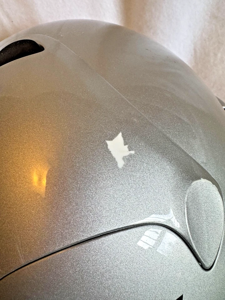 Шлем мотоциклетный Nolan N100E однотонный платиновый размер XL со съемной обивкой - Изображение 3 из 4