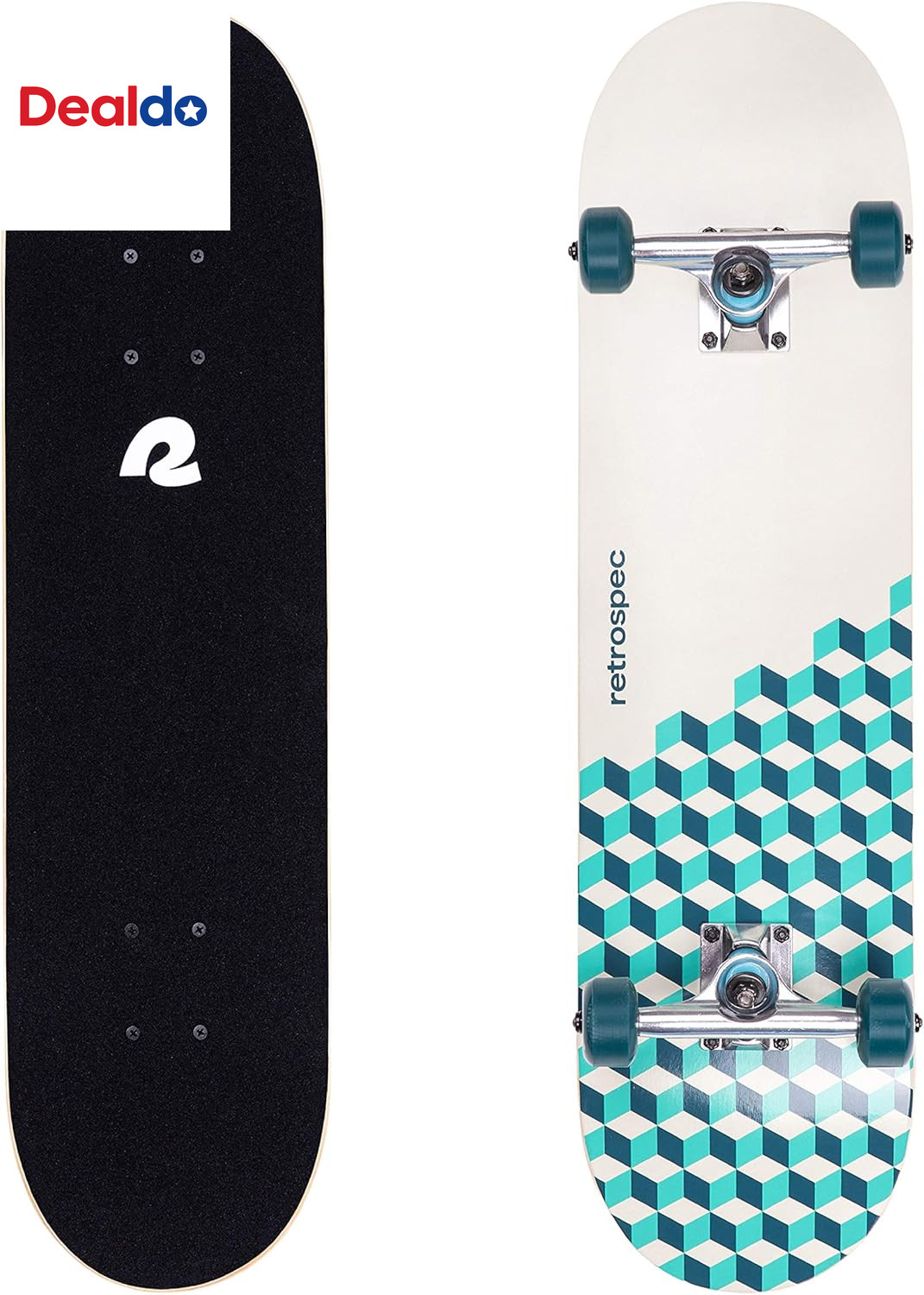 Complete | Canadian Maple Wood Deck W/ 5.5 Inch Aluminum All