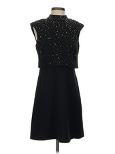 Eliza J Women Black Cocktail Dress 4
