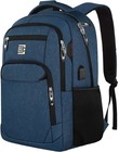 Laptop Backpack,Business Travel Anti Theft Slim Durable 15.6 Inch, Blue 