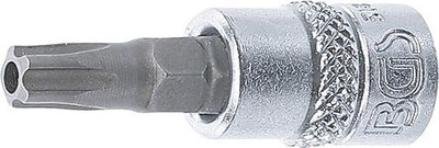 BGS BIT-EINSATZ, 6,3MM (1/4''), TS-PROFIL (FÜR TORX PLUS) MIT BOHRUNG TS30