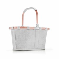 Reisenthel Carrybag Xs, Einkaufskorb, Picknickkorb, Frame Twist Sky Rose, 5 L