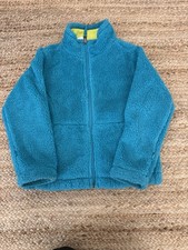 L.L. Bean Unisex Kids 3-in-1 Fleece Hooded Jacket Blue Size M 5-6