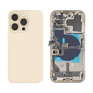 iPhone 14 Pro Gehäuse mit Backcover Gold Versand aus Deutschland