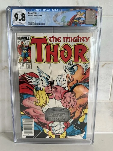 Thor # 338  1983 Marvel CGC 9.8 High Grade White Pages