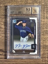 2015 Bowman Draft Chrome Pick Nick Neidert RC Auto BGS 9.5 Gem Mint 💎