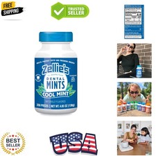 Zellie's  100 Xylitol Cool Mint Breath Mints  No Aspartame, Gluten Free, ...