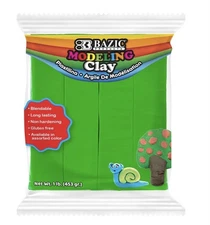 Bazic modeling clay 1lb green