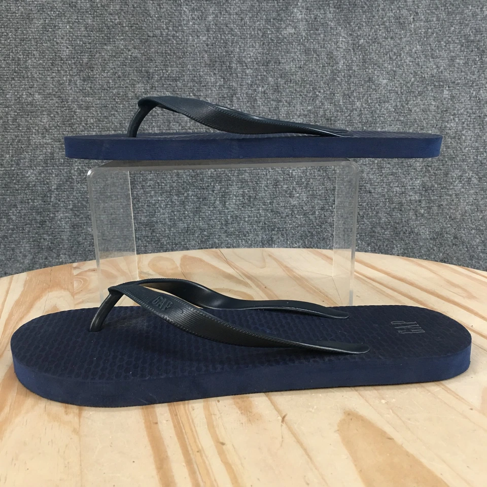 Sandalias Gap para mujer 8 chanclas clásicas logotipo azul marino puntera playa planas Foto 2 de 4