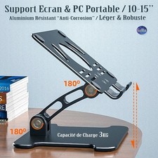 Adjustable Inclinable Monitor Stand For Laptop Tablet Screen 180  Tilt 10-15"