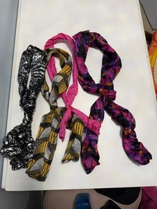 Vintage Wired Hair Scarves