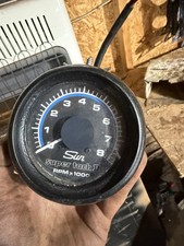 Sun Super Tach Ii 8000 Rpm Tachometer Usa Works Muscle Car Ford Chevy Mopar Sun Super Tach Ii 8000 Rpm Tachometer Usa Works Muscle Car Ford Chevy Mopar