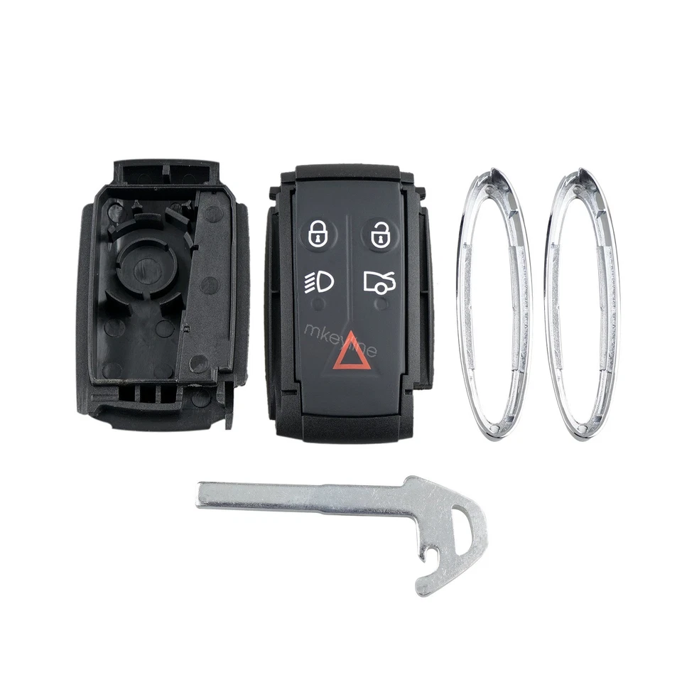 Para 2009 2010 2011 2012 Jaguar XF XK XKR Mando a distancia Llavero Carcasa Estuche 5 Botones Foto 2 de 4