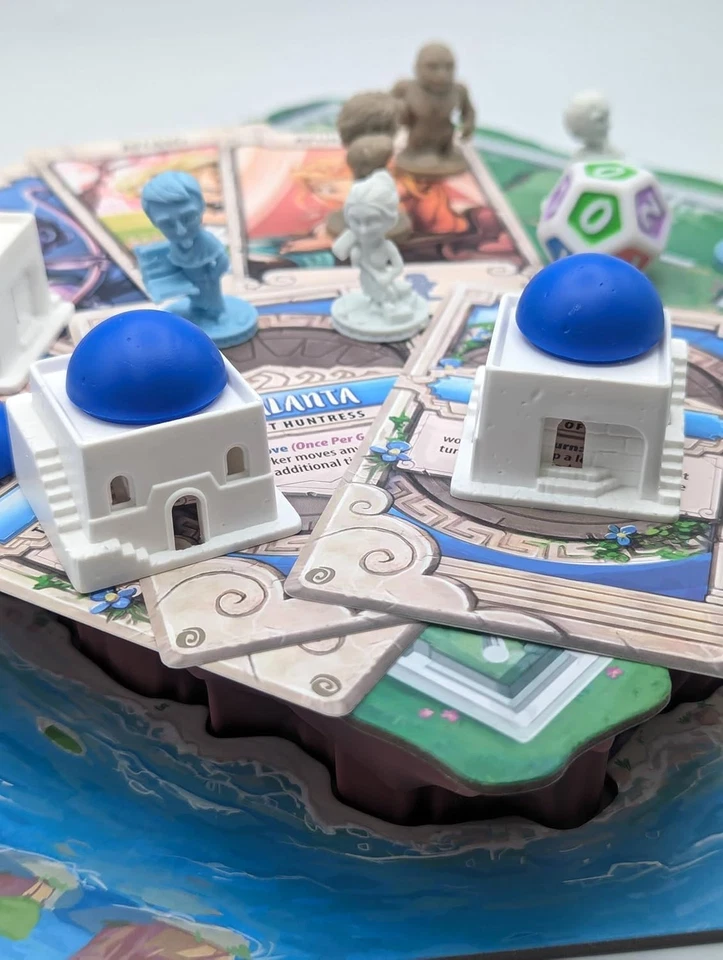 Santorini: Second Edition - an Elegant, Accessible Strategy Game Based in Greek  - Image 3 of 4