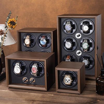USB Watch Winder for Automatic Watch 4/2/1 Slots Mechanical Watches Rotator Box