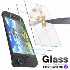 9H Tempered Glass Screen Protector for Nintendo Switch 2   HD Clear