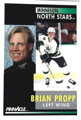 1991-92 Pinnacle - Brian Propp #184 Minnesota North Stars