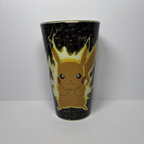 Pokémon Pikachu Lightning Gráfico 16 OZ Copa de Cristal Nintendo Plata-Buffalo 2021 - Imagen 2 de 7