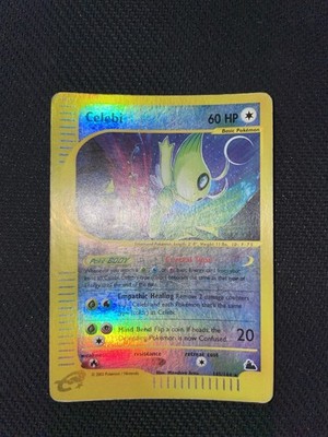 Celebi 145/144 Skyridge Reverse Holo Pokémon Kristalltyp