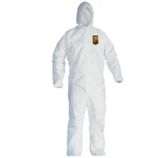 KleenGuard 44325 A40 Elastic-Cuff Ankles Coveralls - 2XL, White (25) New