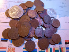 Lot of small coins German Reich 1 + 2 pfennigs 1874- 1939