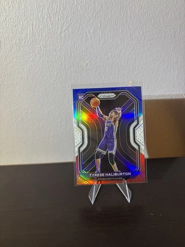 2020-21 Panini Prizm Tyrese Haliburton #262 Red White Blue Prizm (RC)
