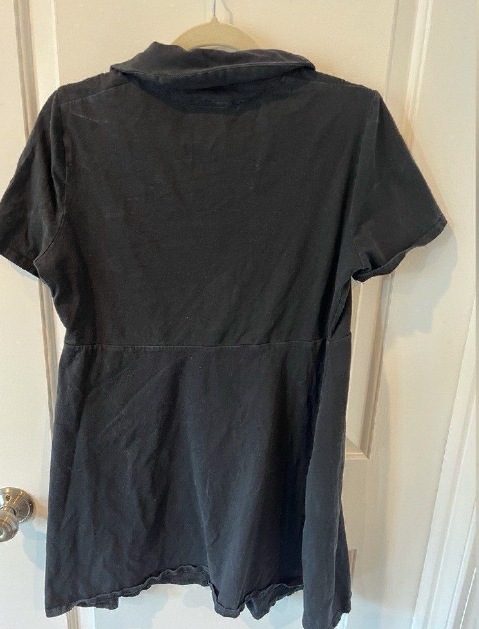 ASOS Black Casual Button Down Collared Dress Size… - image 2