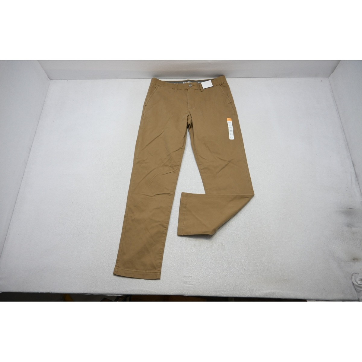 Sonoma Flexwear Pants Mens 33x32 Khaki Brown Straight Leg Chino