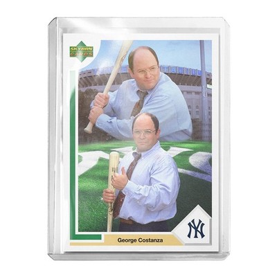 Custom George Costanza Seinfeld Novelty 1991 Baseball Card