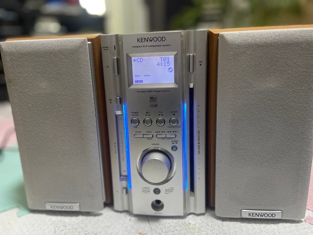 Kenwood RD-ESA5MD Mini Hi-Fi System CD MD FM AM Tested Serviced