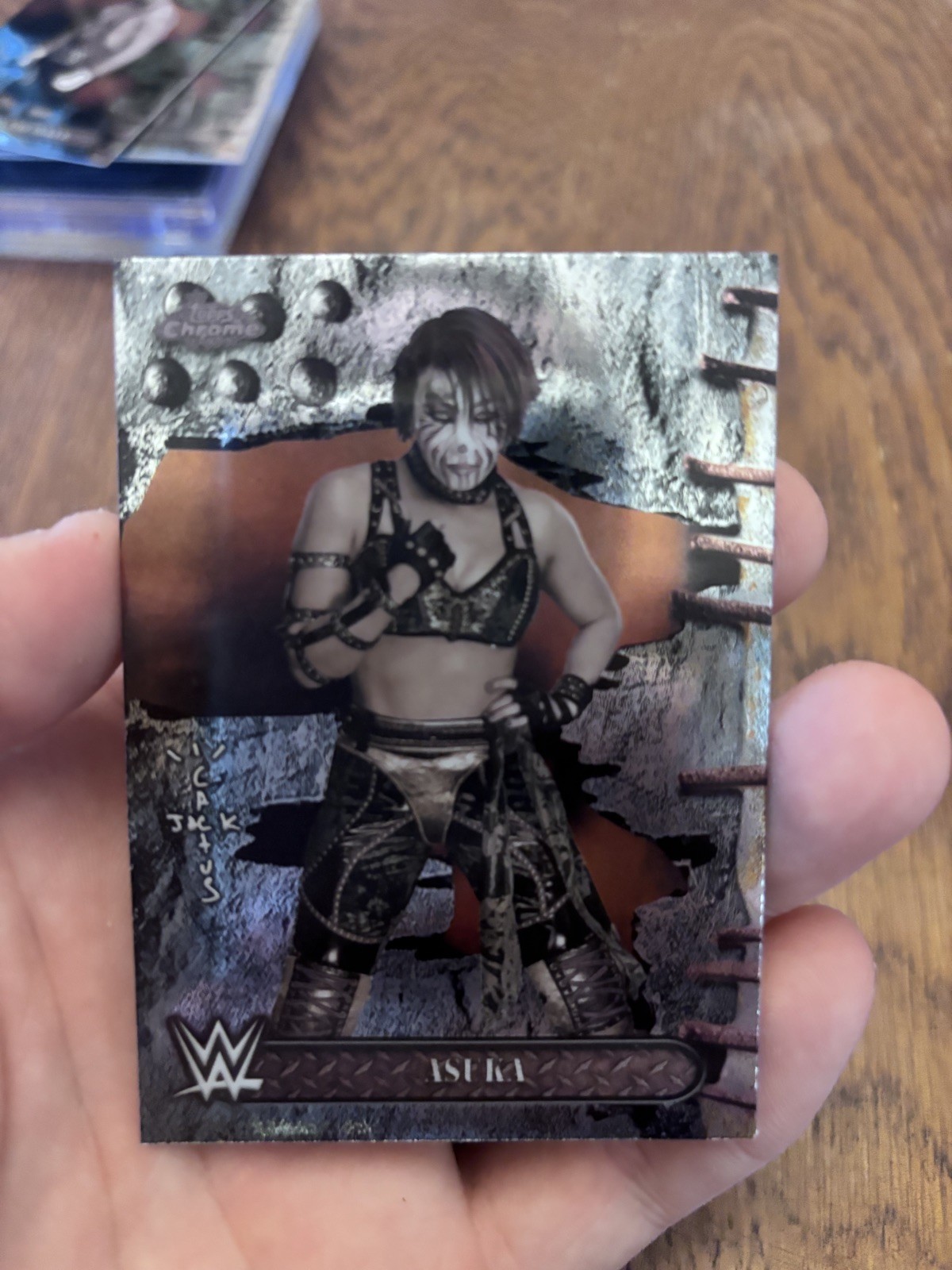 Asuka 2025 Topps Chrome WWE x Cactus Jack Base #21