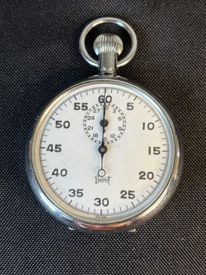 Vintage Bovet Freres Swiss 17J Mechanical Stopwatch Working c1940-50s Working