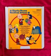 A CHARLIE BROWN FESTIVAL VOLUME III 1971 RCA CED VideoDisc RARE