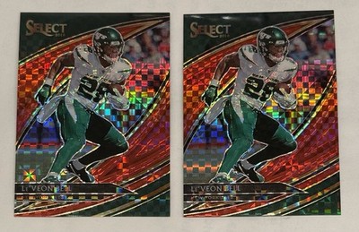 2019 Panini Select Field Level - Le'Veon Bell Red Prizm # d /49 (2x) Cards Jets