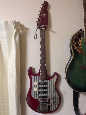 Electric Guitar Teisco WG-4L Pistol Head 1963 Vintage Cherry Red