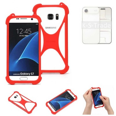 Schutzring für Apple iPhone Air Silikoncase Softcase Bumper Schutz Hülle rot