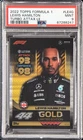 2022 TOPPS FORMULA 1 TURBO ATTAX LTD EDITION #LE4G LEWIS HAMILTON PSA 9