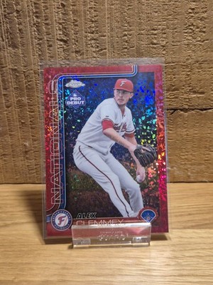 2025 Topps Pro Debut Alex Clemmey Fredericksburg Nationals #PDC-14 Red /5