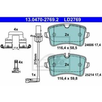 Ate BremsbeläGe 13.0470-2769.2 BremsklöTze FüR Audi A6 Avant 4G5 C7 4GD