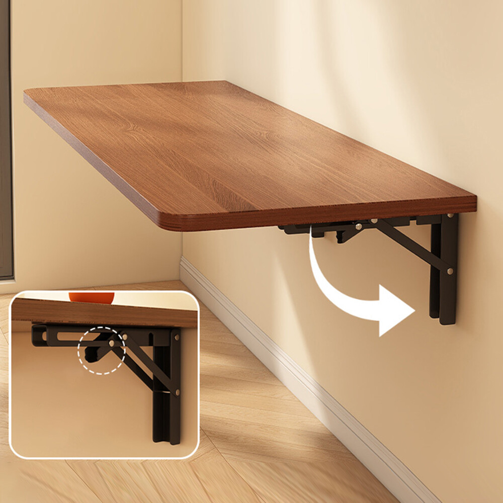 Folding Wall Mounted Table Laptop Drop-Leaf Floating Table Home Desk 40cm Width