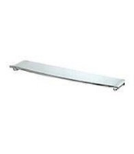 ItalBrass Onda 13" Bathroom Shelf H13-013 P.Chrome
